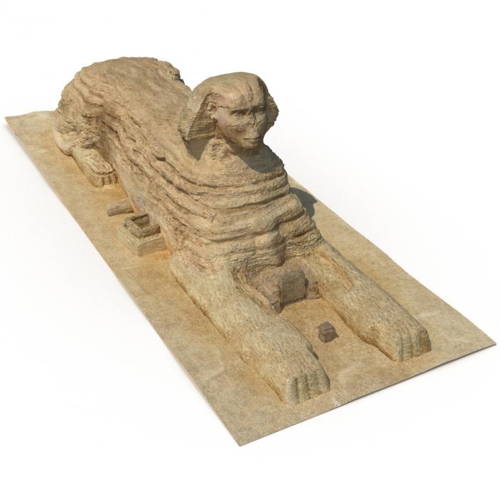 3D model Great Sphinx of Giza