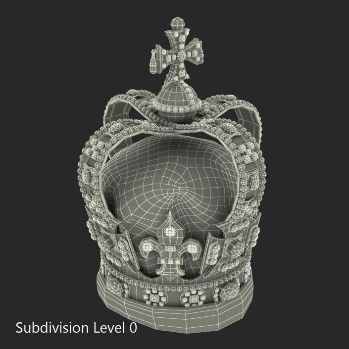 3D St Edwards Crown