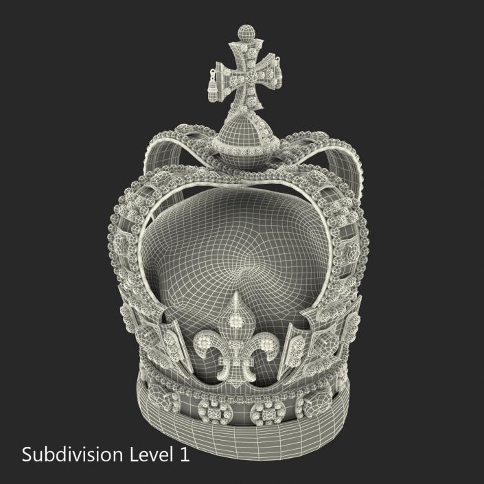 3D St Edwards Crown