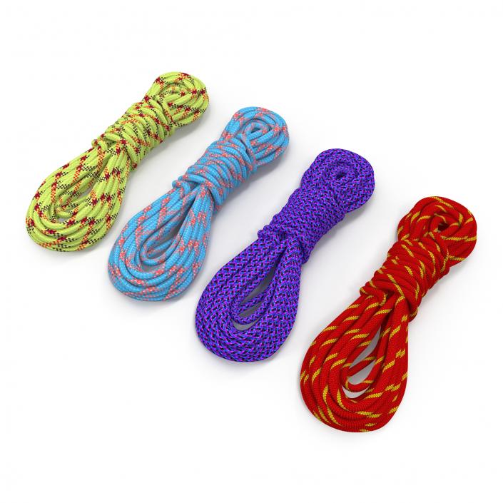 3D Rock Climbing Ropes Set model