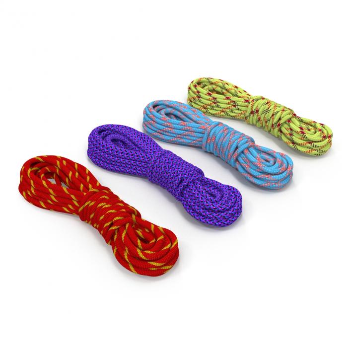 3D Rock Climbing Ropes Set model