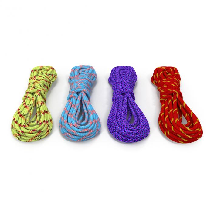 3D Rock Climbing Ropes Set model