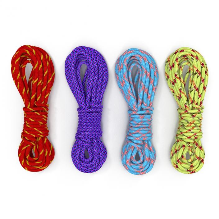 3D Rock Climbing Ropes Set model