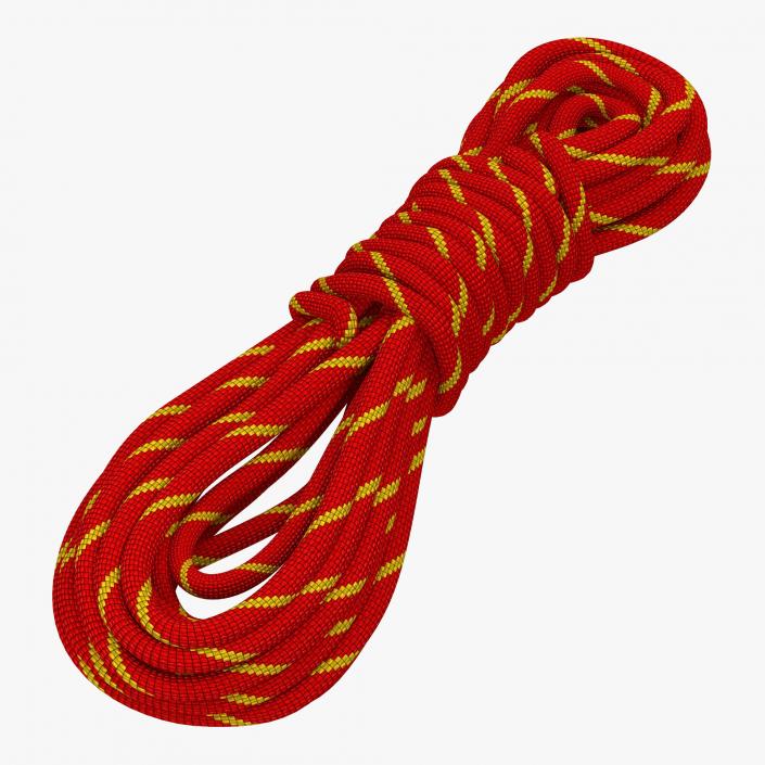 Rock Climbing Rope Red 3D