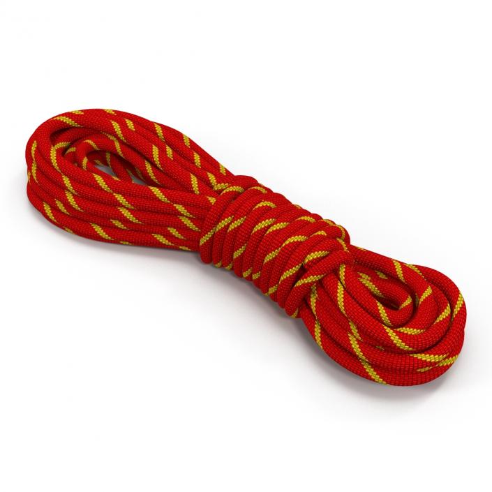 Rock Climbing Rope Red 3D