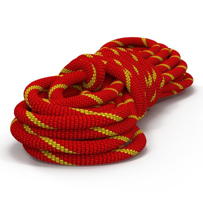 Rock Climbing Rope Red 3D