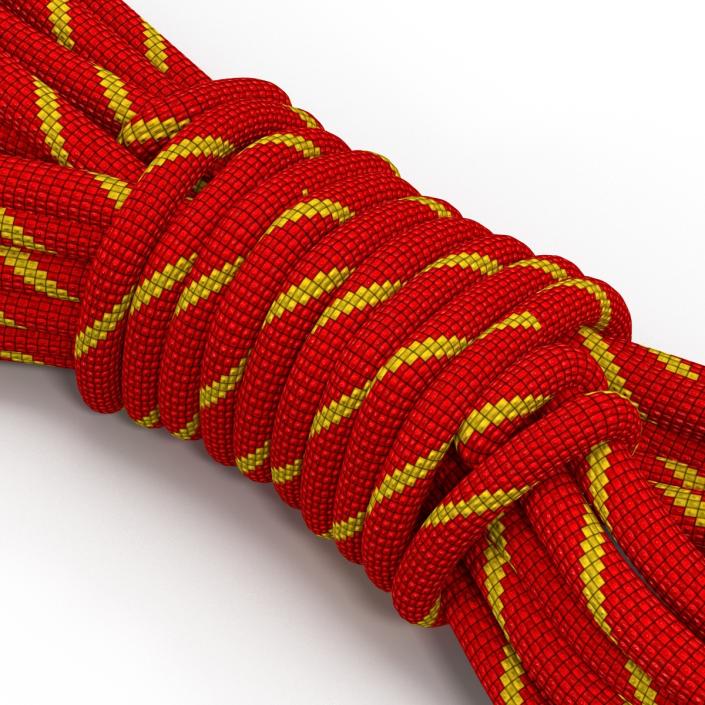 Rock Climbing Rope Red 3D