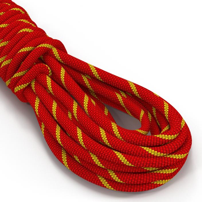 Rock Climbing Rope Red 3D