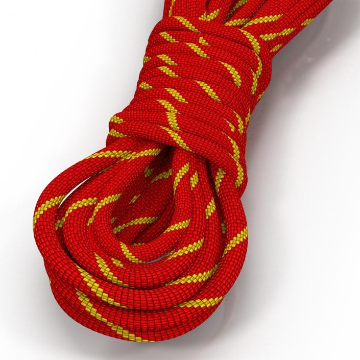 Rock Climbing Rope Red 3D