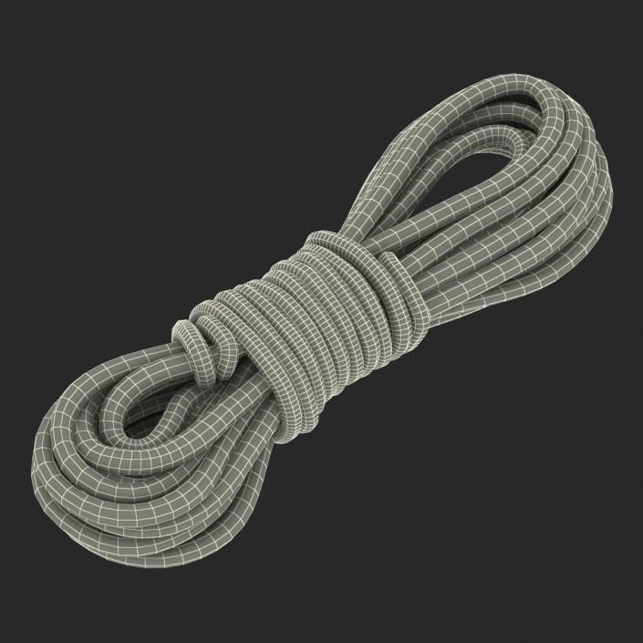 Rock Climbing Rope Red 3D