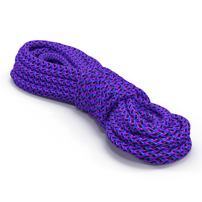 3D model Rock Climbing Rope Purple