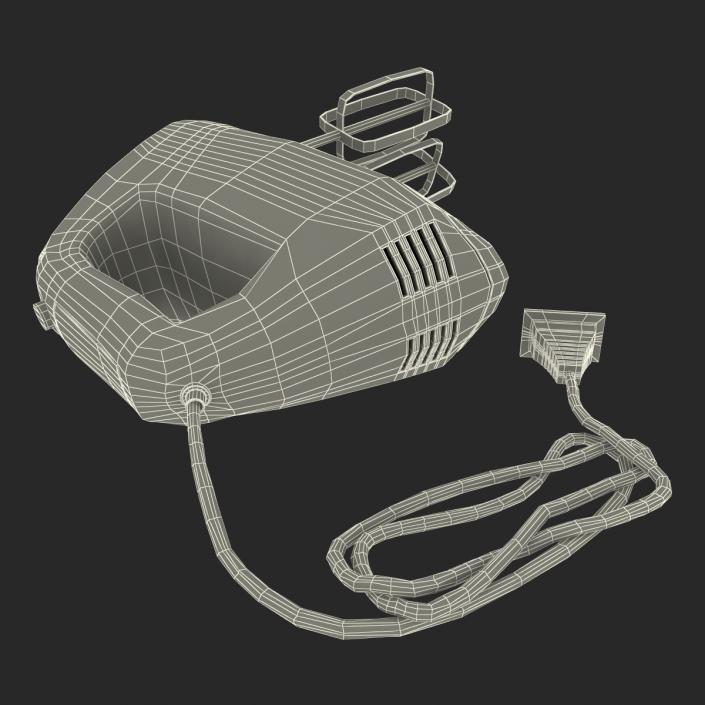 Hand Mixer Chrome 3D