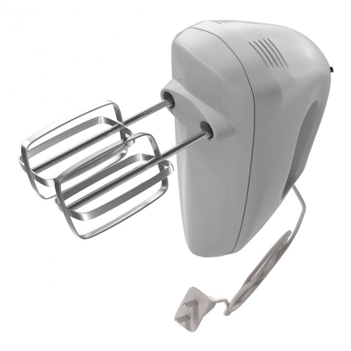 3D Hand Mixer White