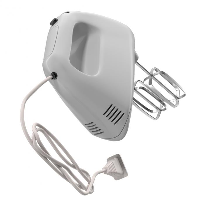 3D Hand Mixer White