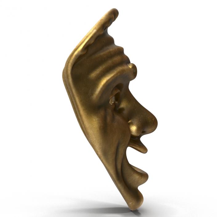 Theatre Comedy Mask 3D model