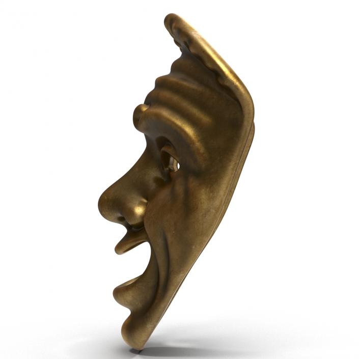 Theatre Comedy Mask 3D model