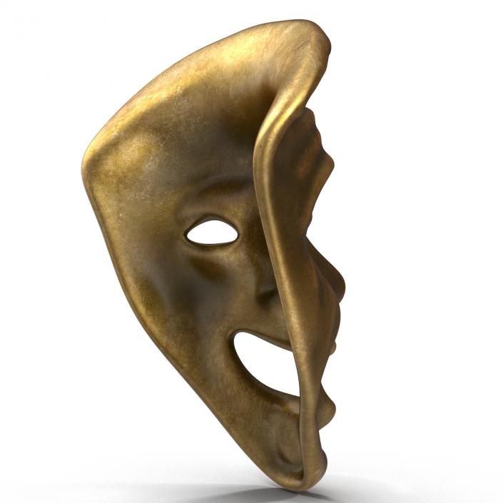 Theatre Comedy Mask 3D model