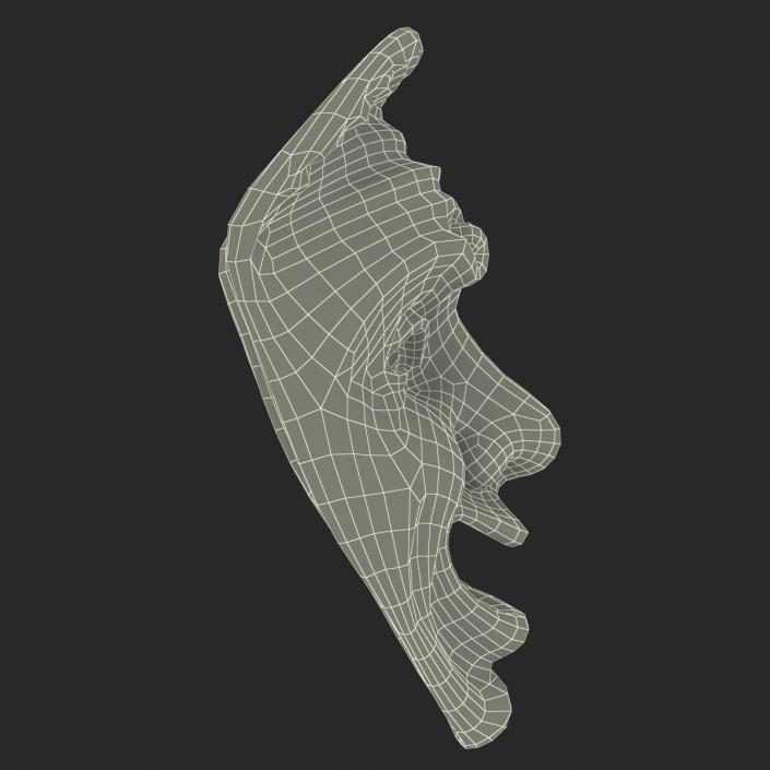 Theatre Comedy Mask 3D model