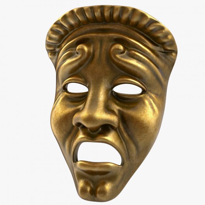 3D model Theatre Tragedy Mask