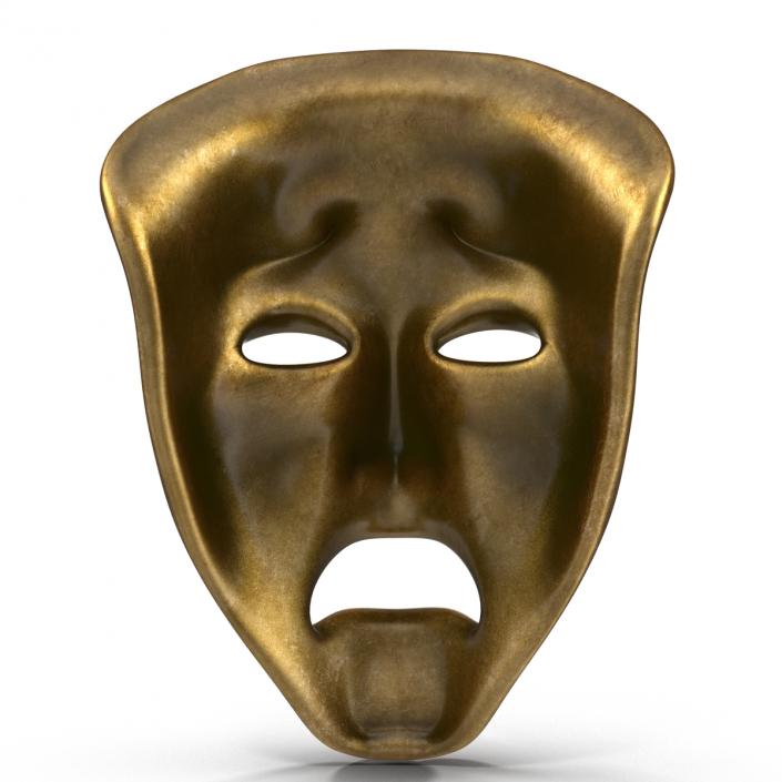 3D model Theatre Tragedy Mask