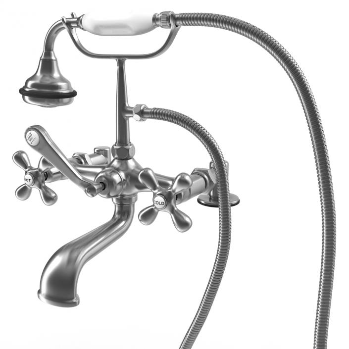 3D model Classic Bath Shower Mixer