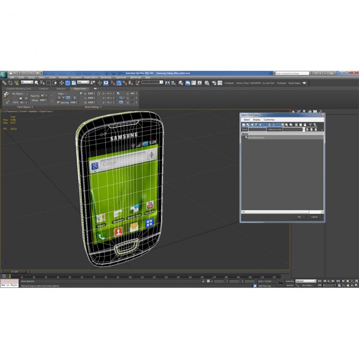 Samsung Galaxy Mini 3D model