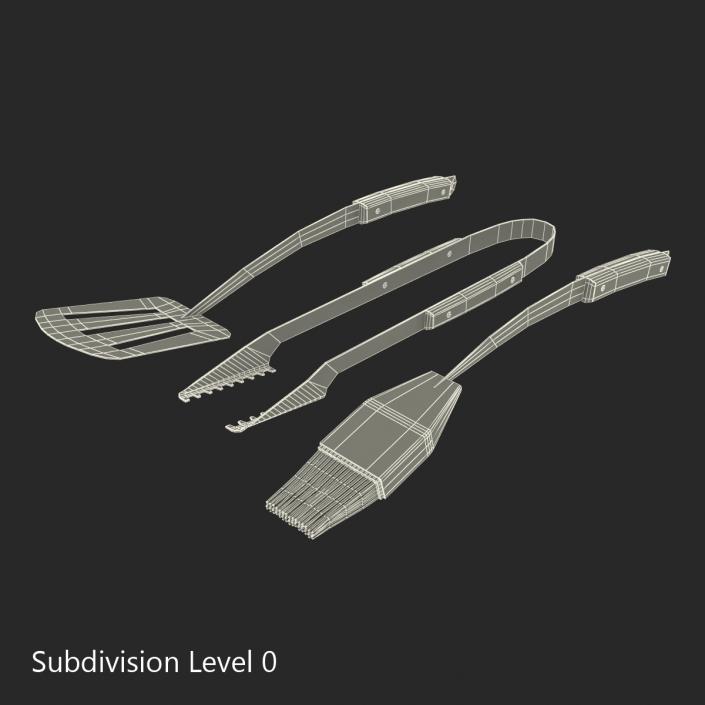 Grilling Tool Set 3D