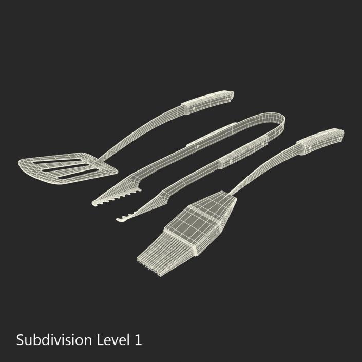 Grilling Tool Set 3D