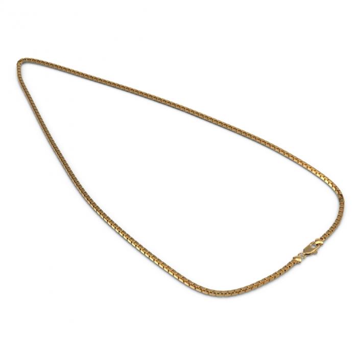 Rigged Gold Chain 3D