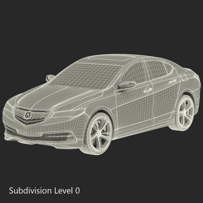 Acura TLX 2015 3D model