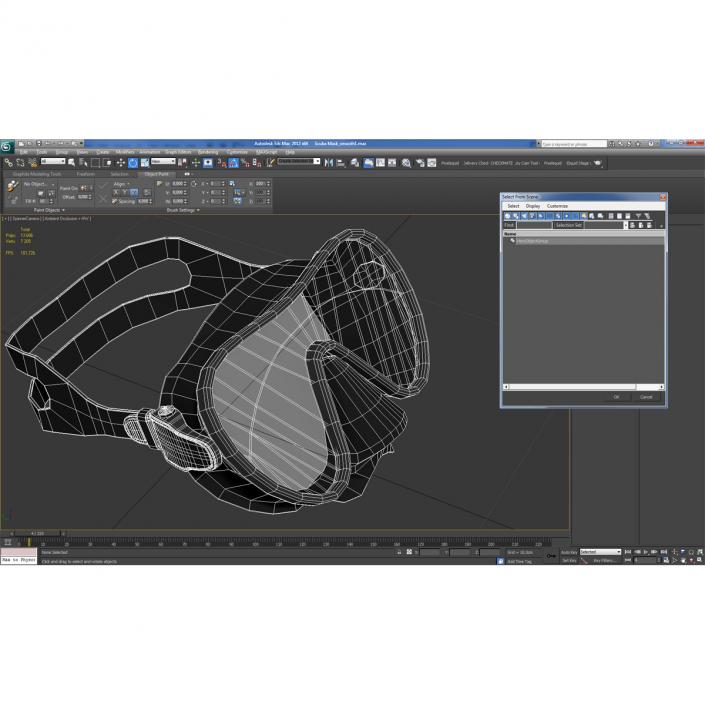 3D model Scuba Mask