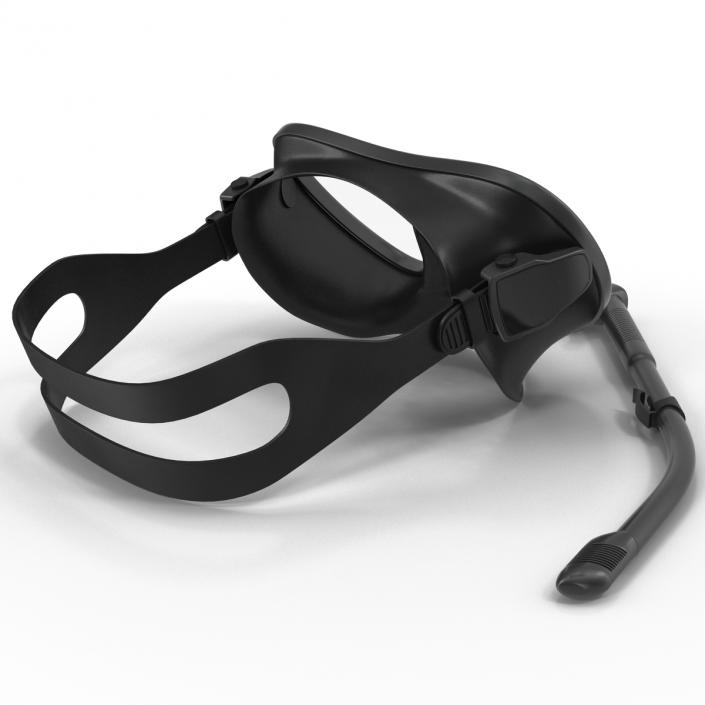 Scuba Mask and Snorkel 3D