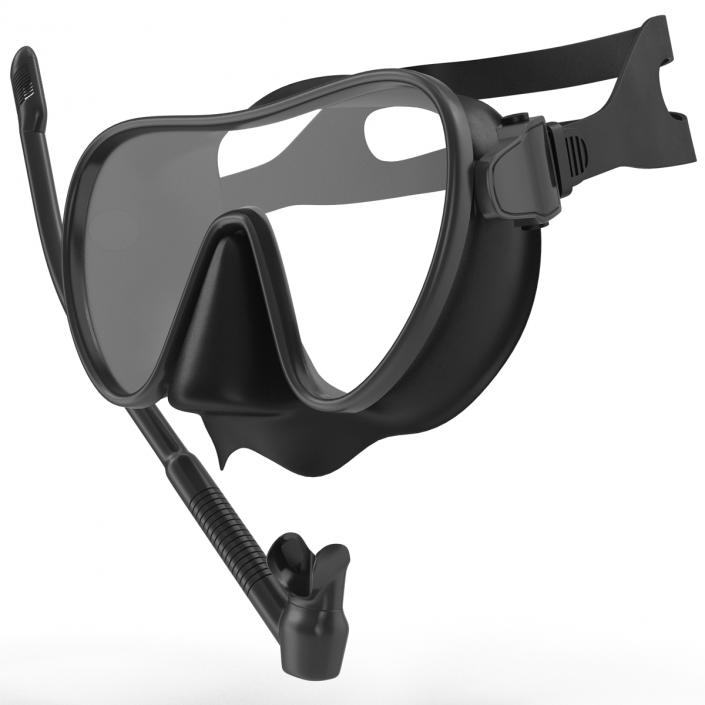 Scuba Mask and Snorkel 3D