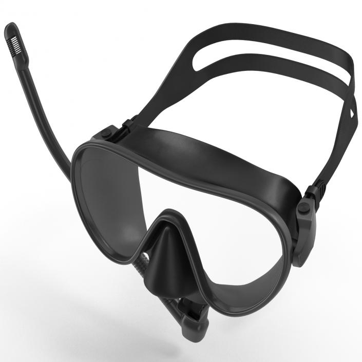 Scuba Mask and Snorkel 3D