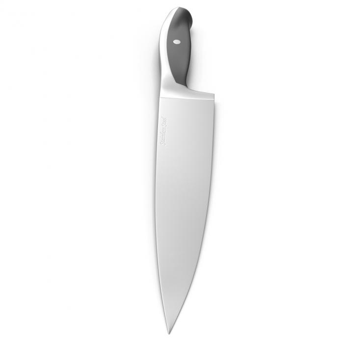 Chefs Knife 10 inch 3D model