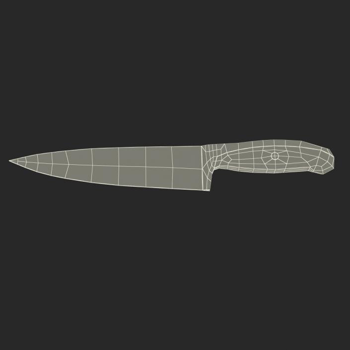 Chefs Knife 10 inch 3D model