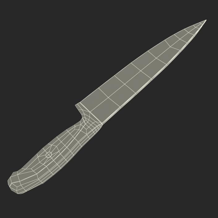 Chefs Knife 10 inch 3D model