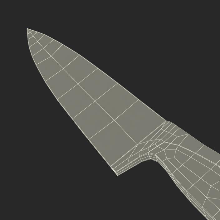 Chefs Knife 10 inch 3D model