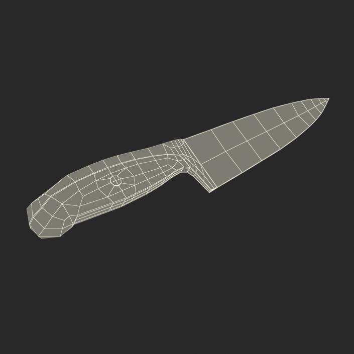 Chefs Knife 10 inch 3D model