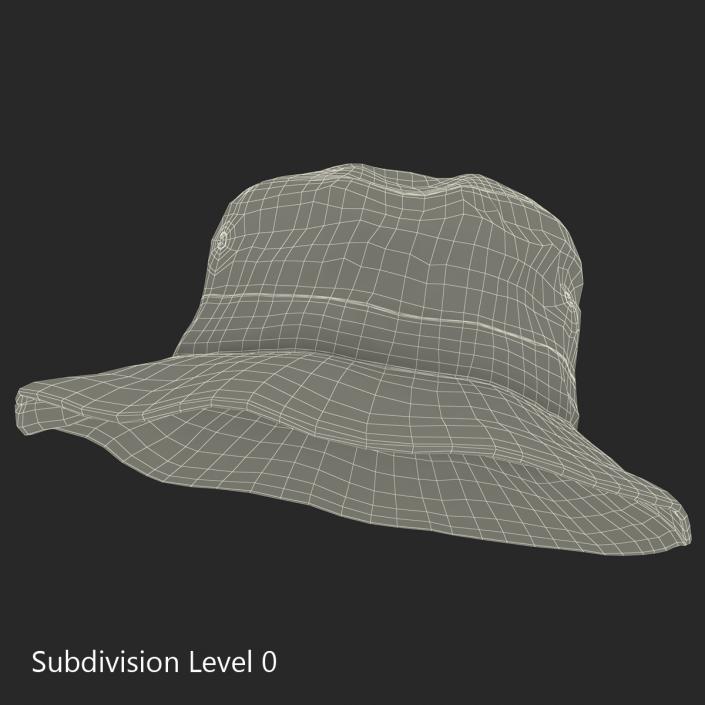 3D Fishing Hat 2 model