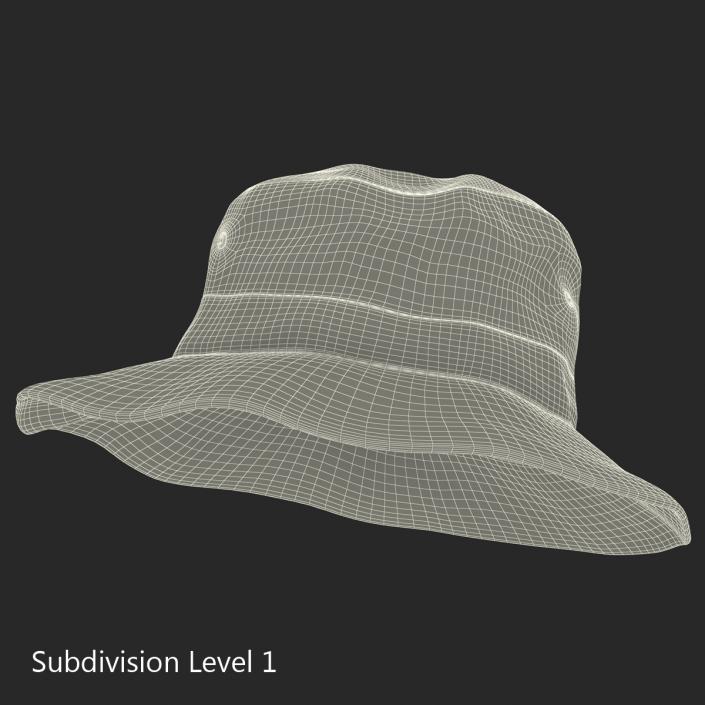 3D Fishing Hat 2 model