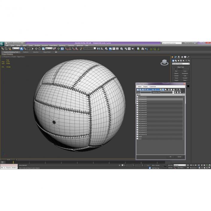 3D model Volleyball Ball