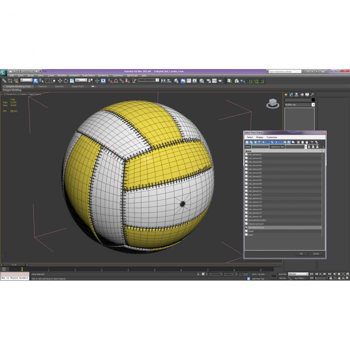 Volleyball Ball 3 3D