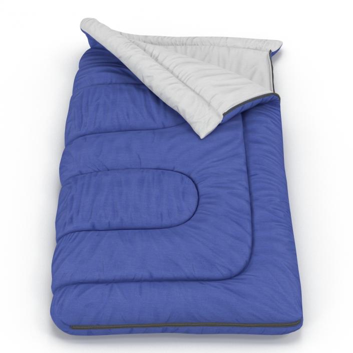 Sleeping Bag Blue 3D