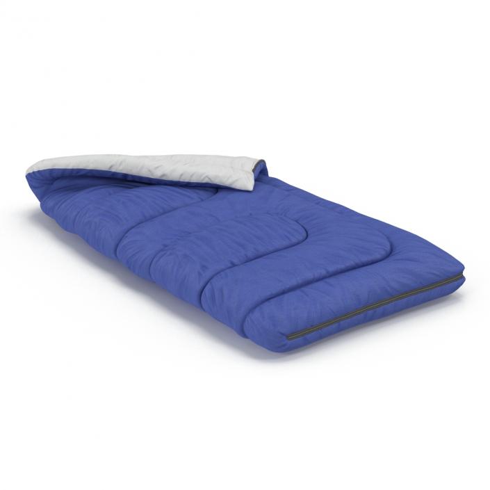 Sleeping Bag Blue 3D