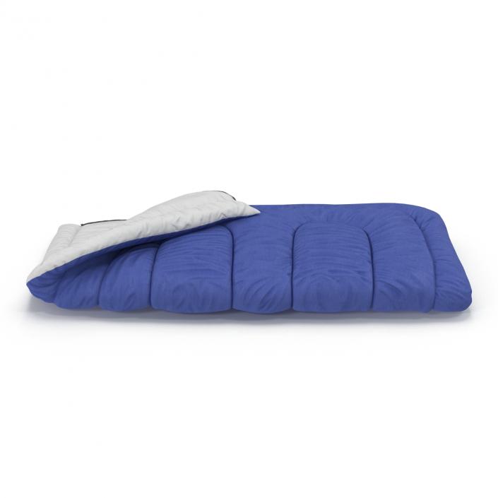 Sleeping Bag Blue 3D