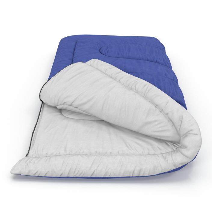 Sleeping Bag Blue 3D