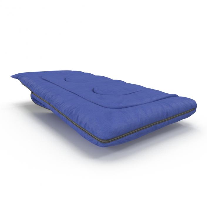 Sleeping Bag Blue 3D