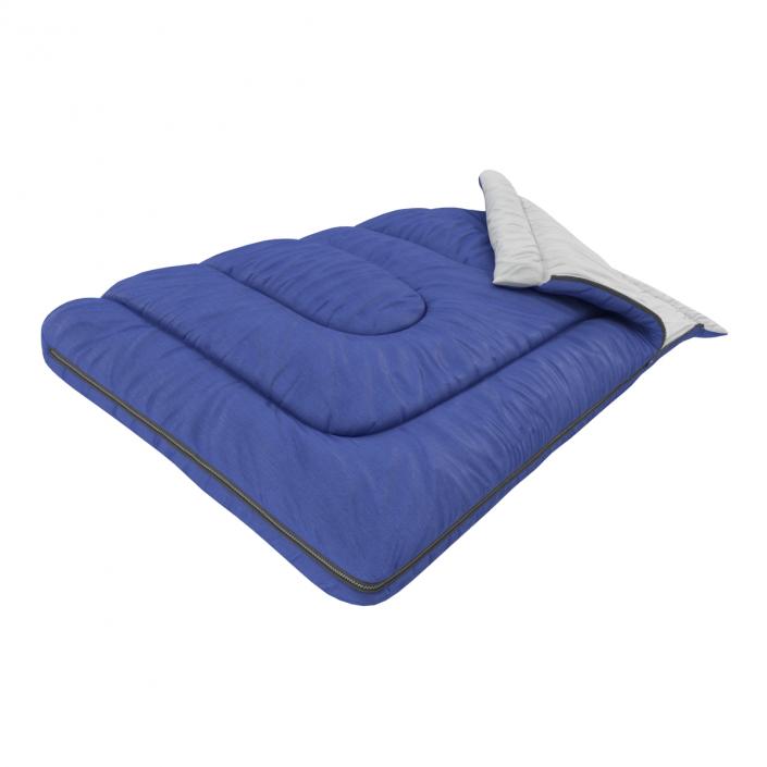 Sleeping Bag Blue 3D