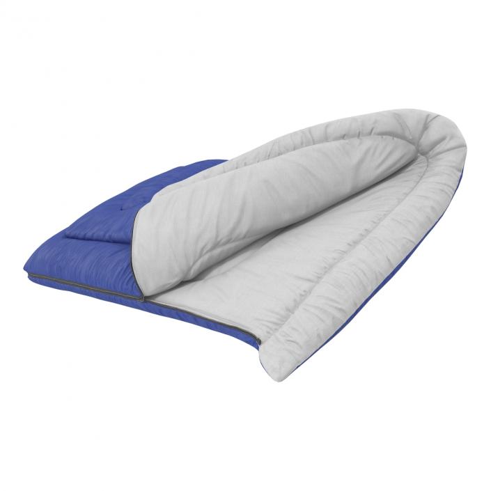 Sleeping Bag Blue 3D